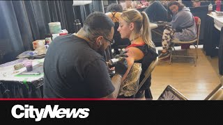 Hundreds of artists set up shop at The Winnipeg Tattoo show