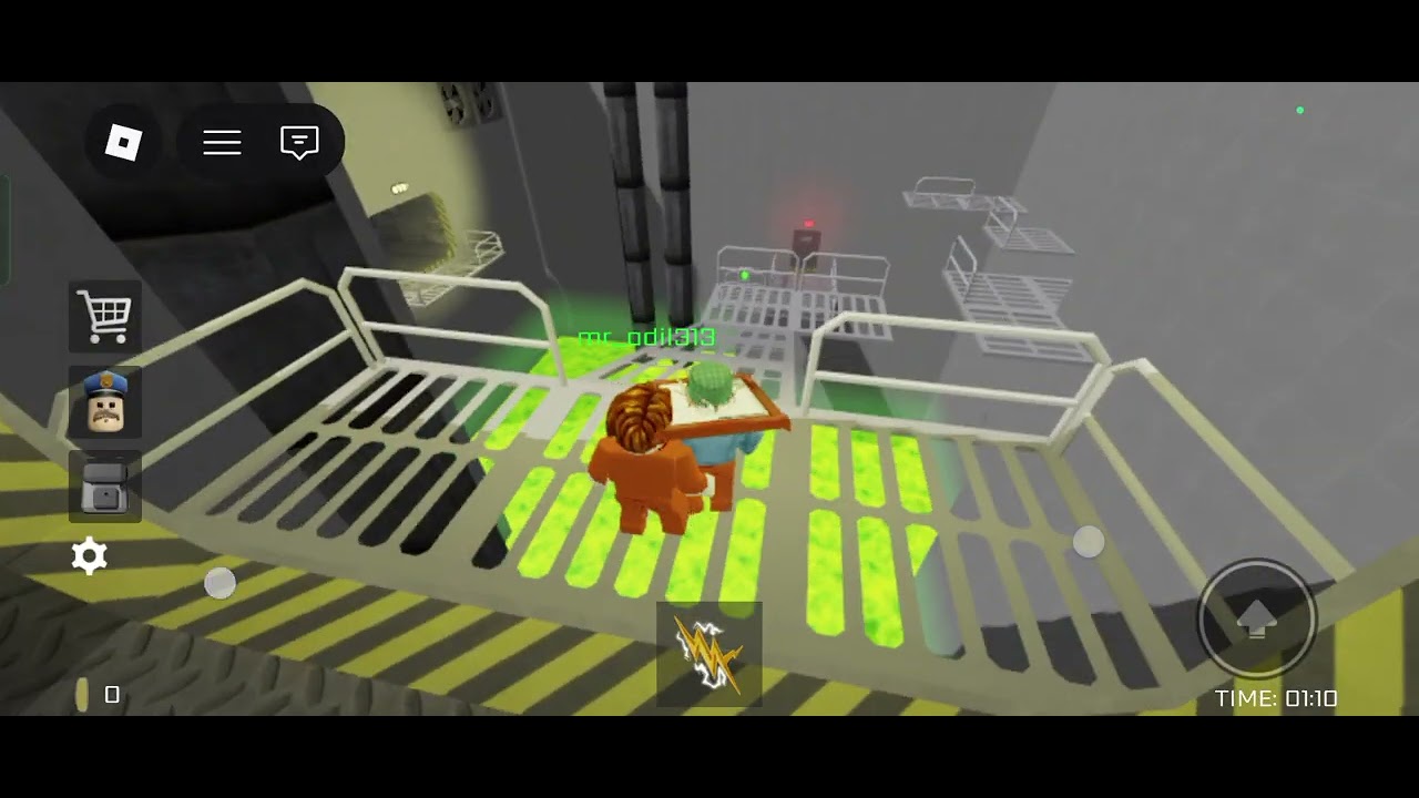 Playing barry but in alien base (and does he has three legs)