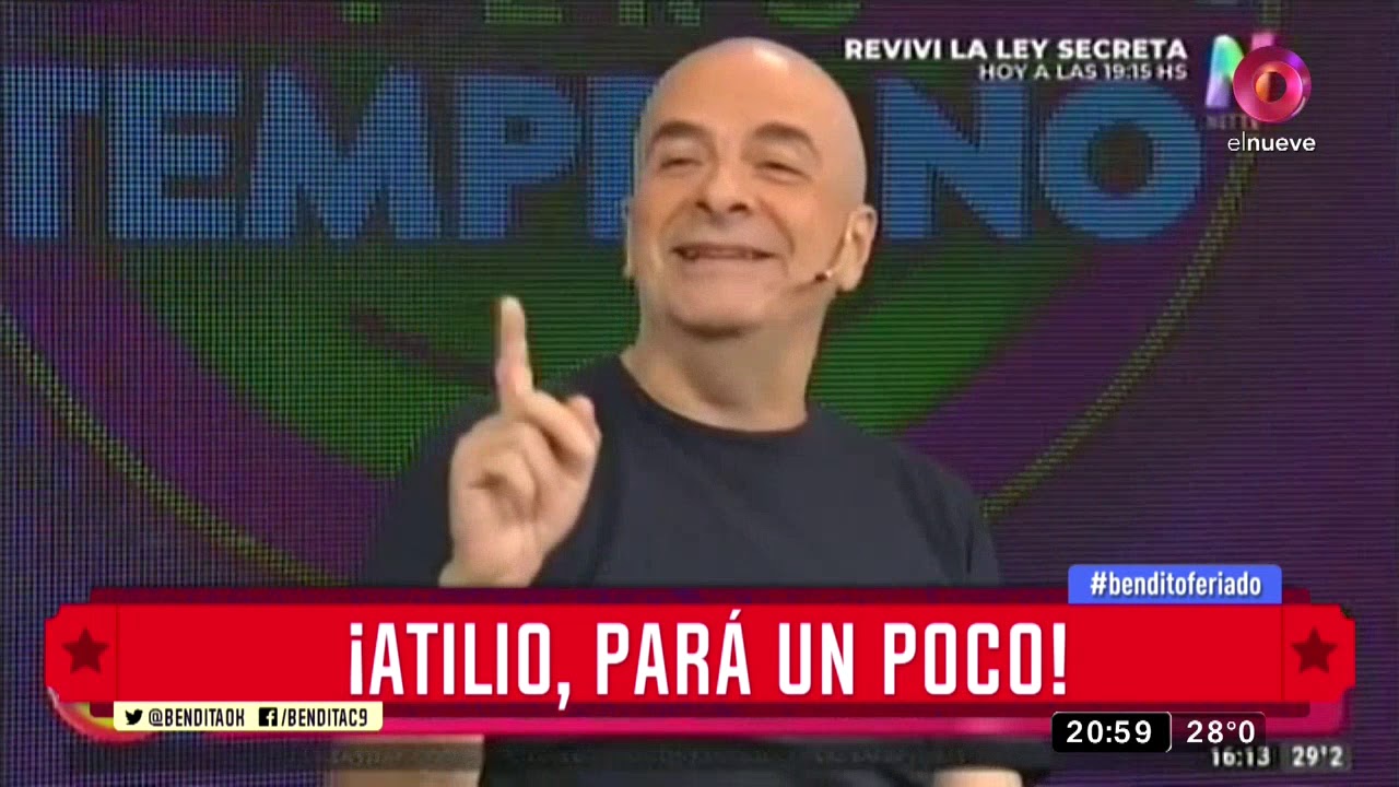 ¡Atilio, pará un poco!