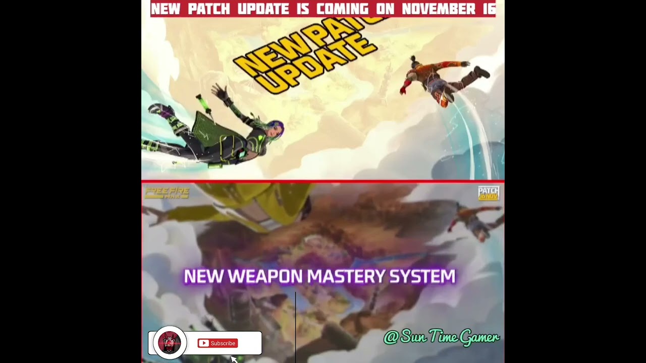 NEW PATCH UPDATE IS COMING ON NOVEMBER 16#Freefire #short