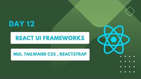 React js UI frameworks |MUI|Tailwand Css| Reactstrap|Day 12|React js malayalam tutorial| Techflix AI