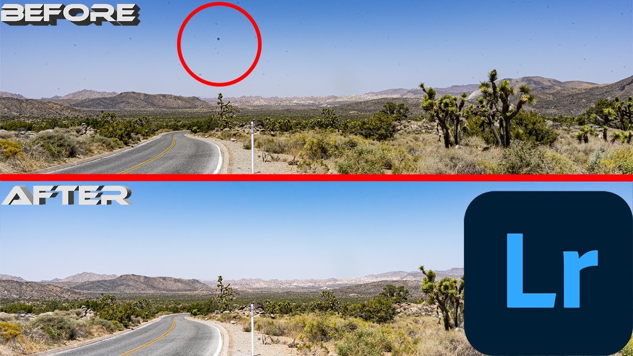 How to Remove Dust and Spots from Images in Adobe Lightroom 2023 YouTube