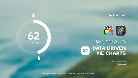 Apple Motion Template | Simple Pie Charts for Final Cut Pro X