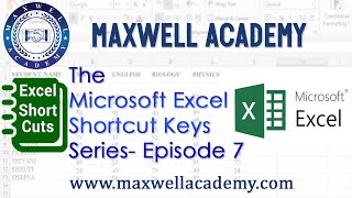 Microsoft Excel Shortcut Keys Series| Navigate Inside the Selected Blocks | Episode 7 | Maxwell