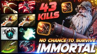 Sniper 43 KILLS Ownage - Dota 2 Pro Gameplay [Watch & Learn]
