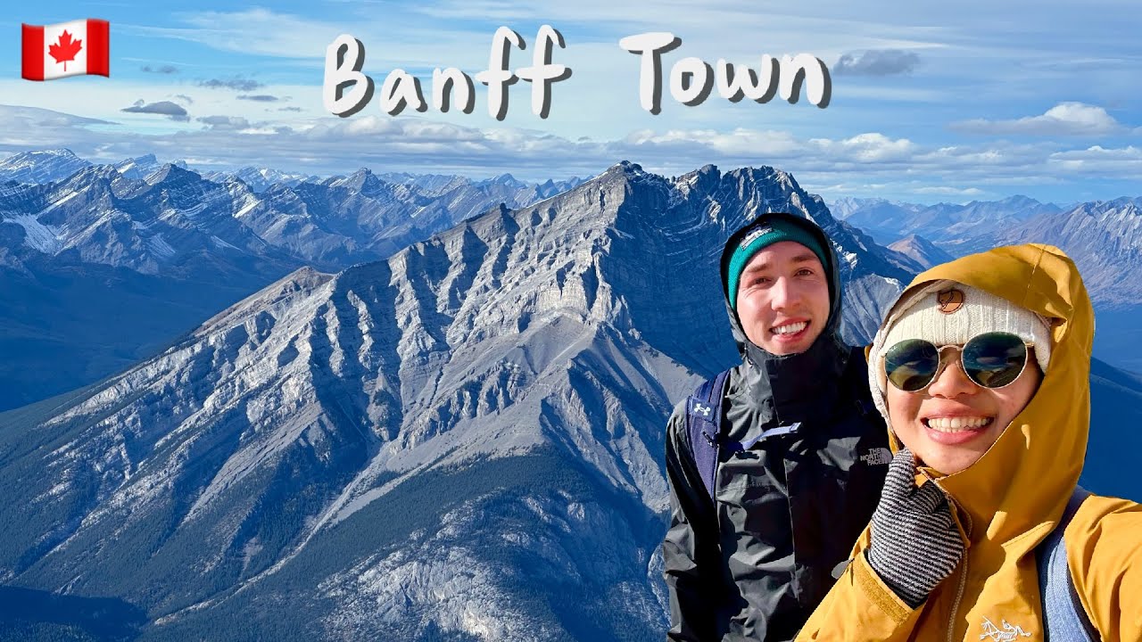 【加拿大 班夫小鎮 Banff Town】班夫到底有多美？登上高峰俯瞰壯麗洛磯山脈，巧遇極光大爆發！