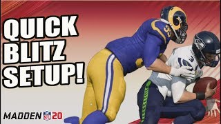 QUICK and EASY Blitz setup to get more sacks in Madden 20 | Mr. Smith