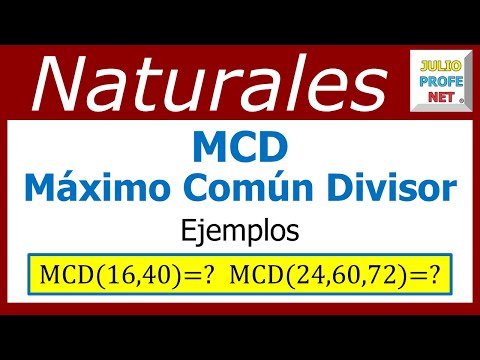 Máximo común divisor: dos ejemplos #julioprofe