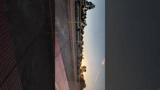 One of the longest goods carrying trains in Australia passing through Midland Station WA