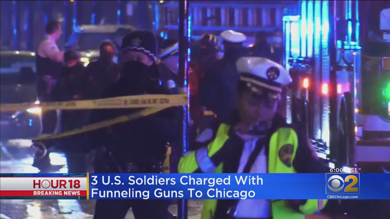 3 U.S. Army Soldiers Charged With Funneling Guns To Chicago