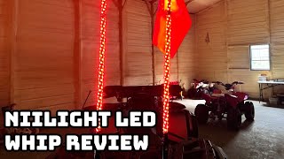 4ft Nilight LED Whip Light Review