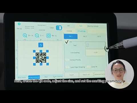 How to Mark Data Matrix Codes on Leather | HeatSign Dual-Laser Marking Machine Tutorial