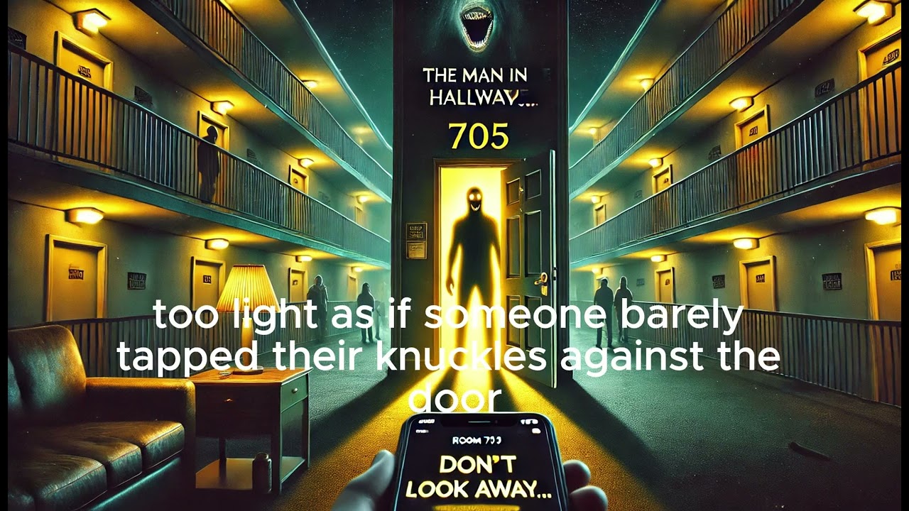"THE MAN IN THE HALLWAY… BUT ROOM 705 WAS EMPTY! 😨🚪 | Terrifying True Horror Story"