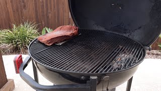 Weber Ranch Kettle | Brisket on the BIGGEST Weber kettle in the world!!! screenshot 3