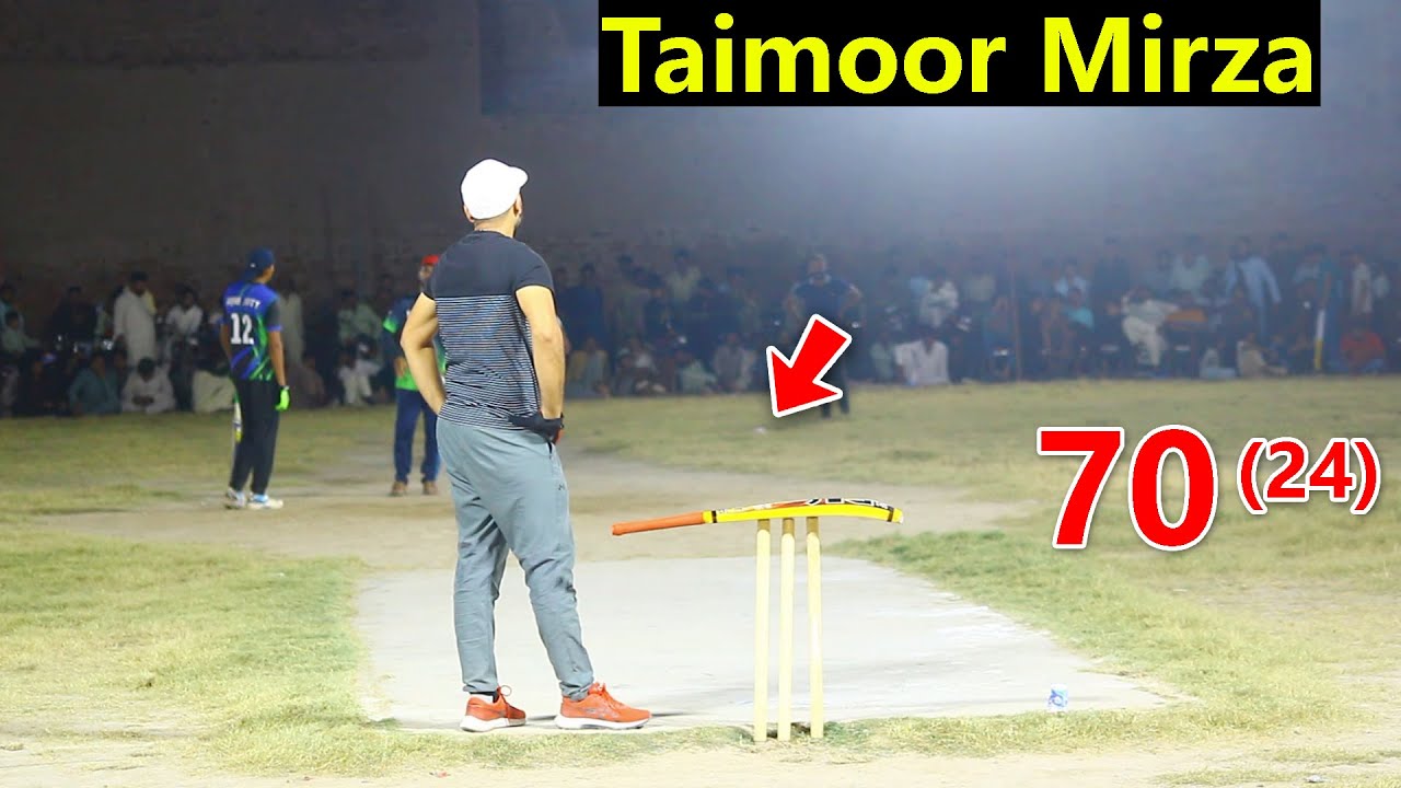 Need 70 Runs From Last 24 Balls Taimoor Mirza Best Batting in Cricket ...