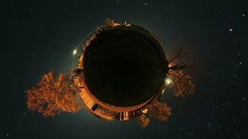 Tiny Planet Starlapse Sunrise - Insta 360 X4