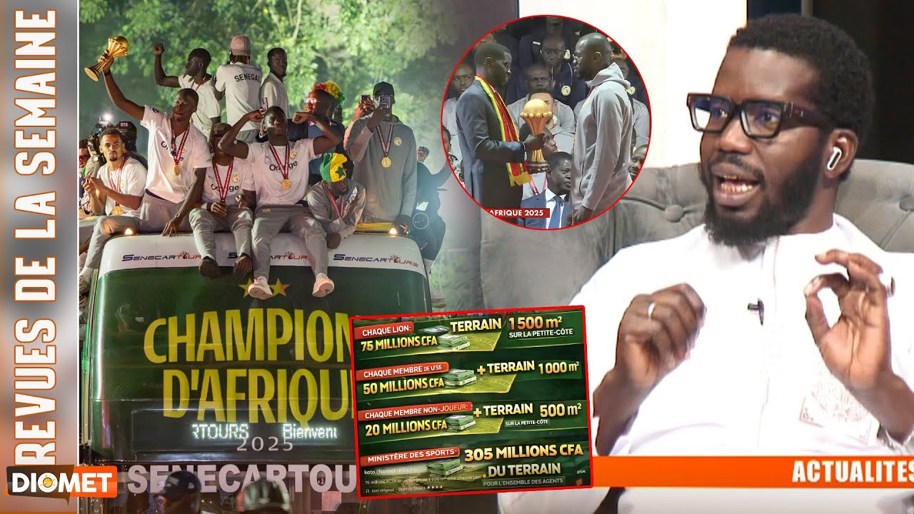 REACTION SURPRENANTE DE BAYE ASSANE MESSE SUR LA RÉCOMPENSE DES LIONS...LI PRESIDENT DEF DAFA...