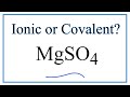 Ionic Compounds and Their Properties