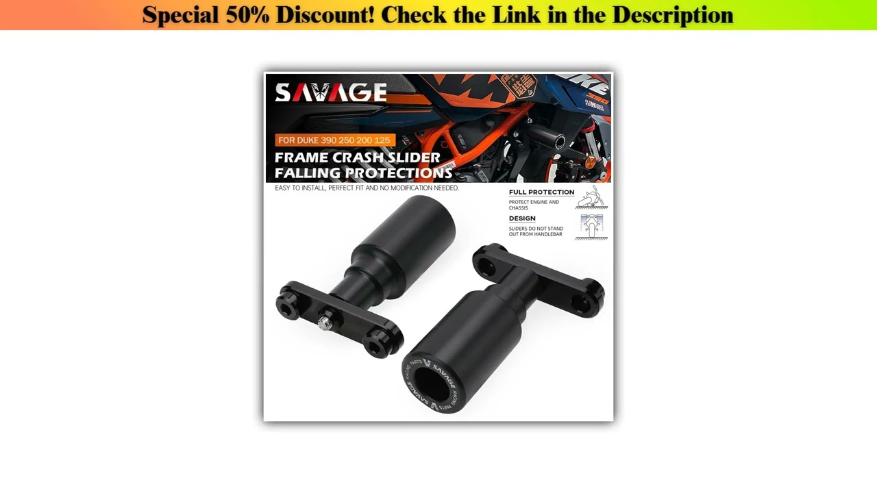 Exclusive For DUKE 390 250 200 125 Duke Motorcycle Frame Slider Crash Protector Engine Crash Protec