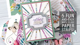 Creative Ways to Use Patterned Paper for Card Making - One Paper Street