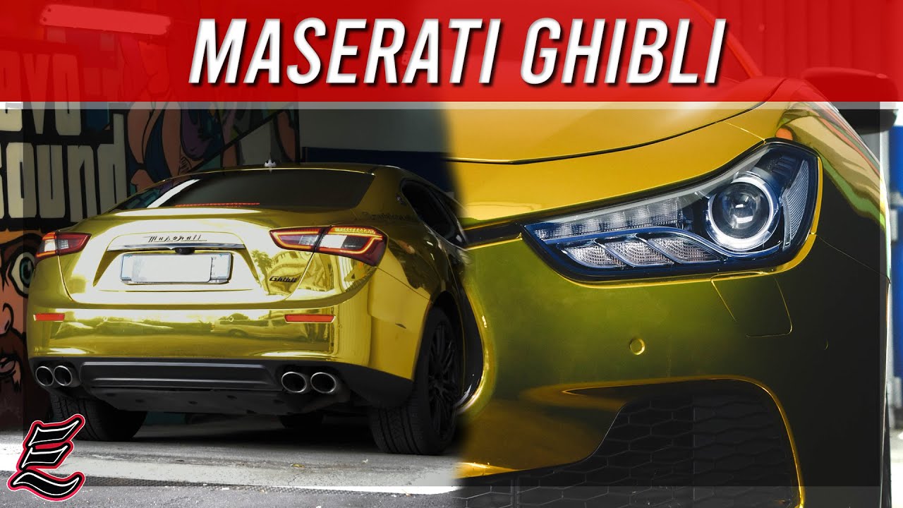 LA MASERATI PLACCATA D'ORO DI MAX FELICITAS