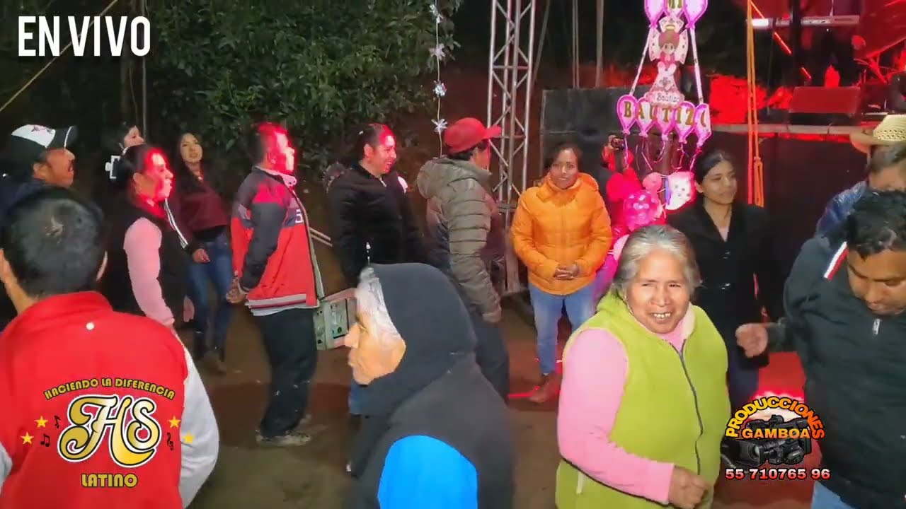 Baile de bautizo en villanueva teopoxco 🎶Grupo HS LATINO 🎶FOLKORE DE MI TIERRA 4/11/23
