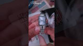 파스텔톤 블루 다이얼 여자 사각시계 LTP-V009D-2E #카시오 #까르띠에 #watch #시계추천 #여자시계