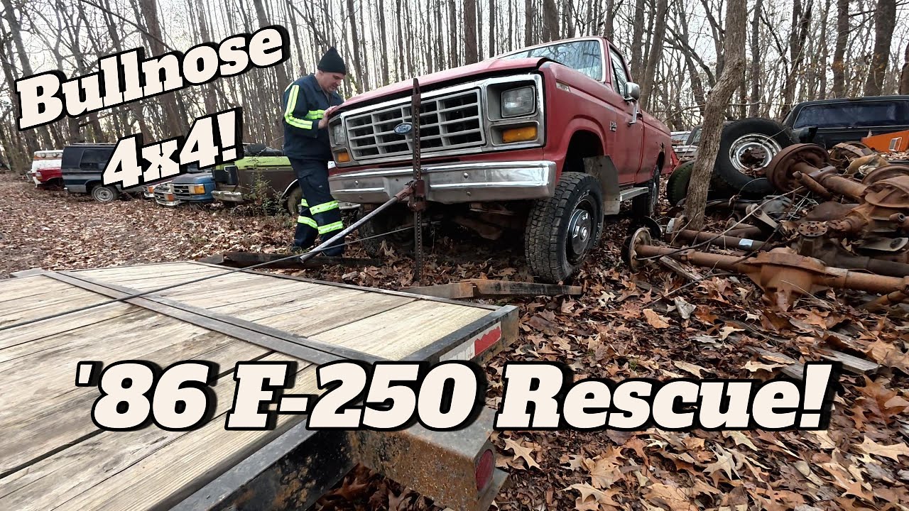 Спасение Ford F250 1986 года выпуска.