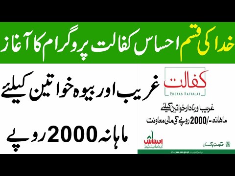 Video ehsaas kafalat program online registration احساس کفالت... - youtube
