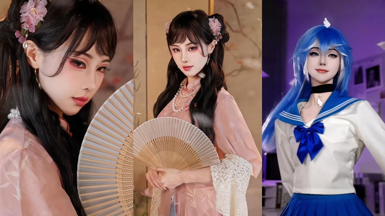 天天讓我訪陳男，也不顧及下身高#搞笑 #美妝教學 #makeup #cosplay