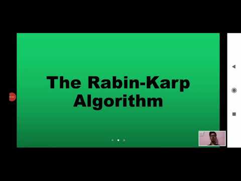 RABIN - KARP  ALGORITHM