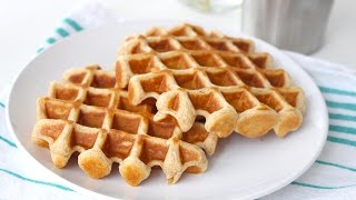Peanut Butter Waffles Recipe