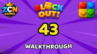 Block Out Level 43 Walkthrough | Full Solution