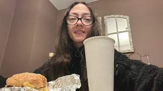 Eating five guys ASMR