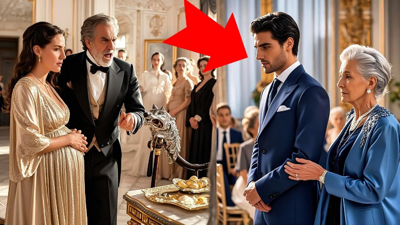 humilló a su esposa embarazada en la fiesta… hasta que llegó su padre y todos callaron