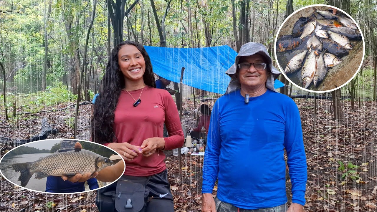 ACAMPAMENTO E PESCARIA NO INVERNO AMAZÔNICO COM TATIANA SOUZA