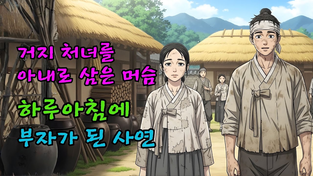 거지 처녀를 아내로 삼은 머슴, 하루아침에 부자가 된 사연