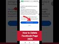 how to delete Facebook account permanently | Facebook account delete forever 2026 #shorts #facebook