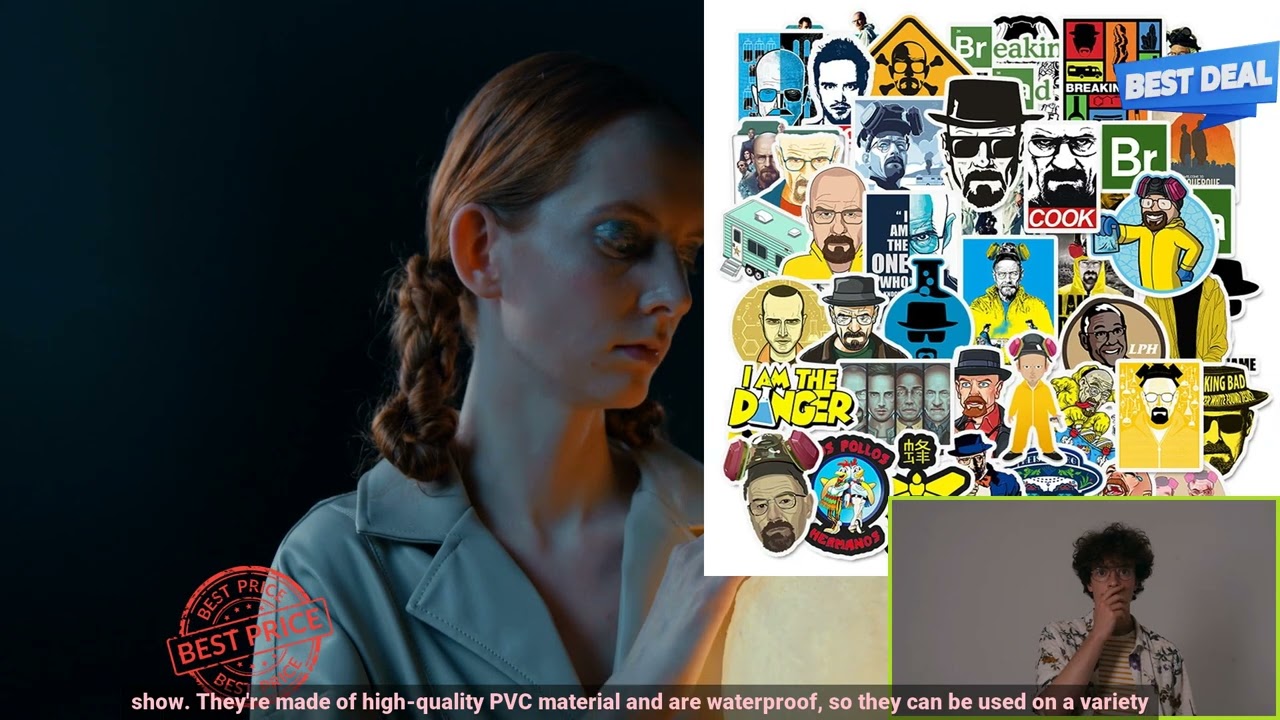 1005002306262430 10 30 50pcs Breaking Bad TV Show Stickers PVC Waterproof Toy Graffiti