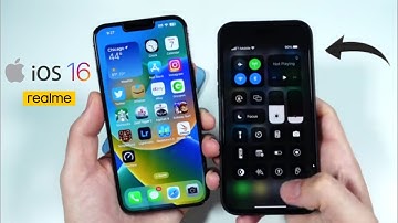 iOS 16 Theme with iOS Lock Screen for Realme and Oppo devices ( No root )