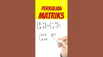 Cara Mudah Mengerjakan Soal Perkalian Matriks #short