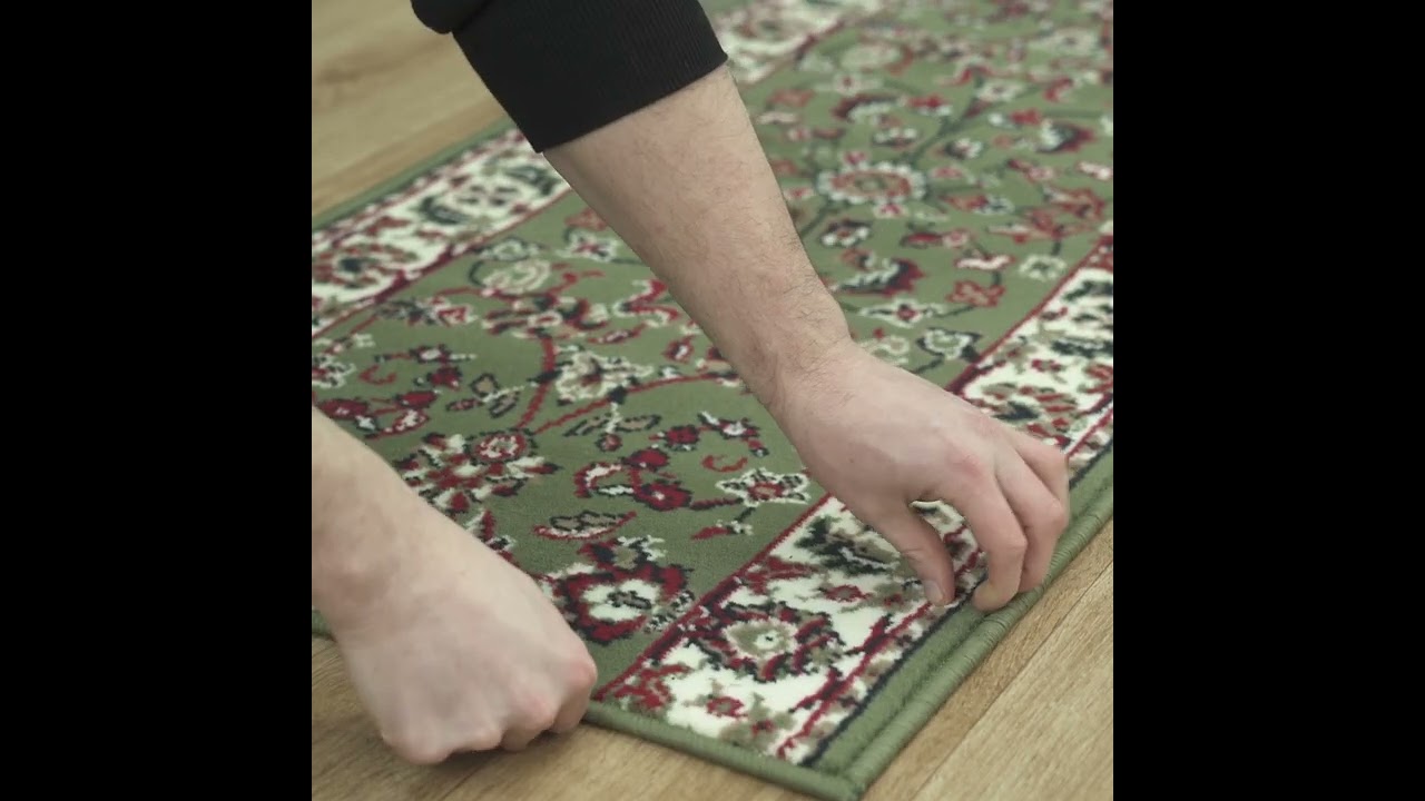 Runrug | Persian Green Hallway & Stair Carpet Runner