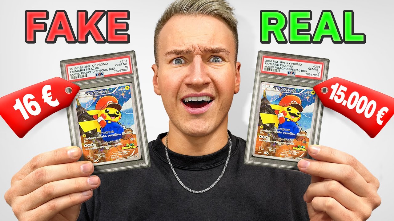 So erkennst du PSA FAKE Karten in Sekunden!