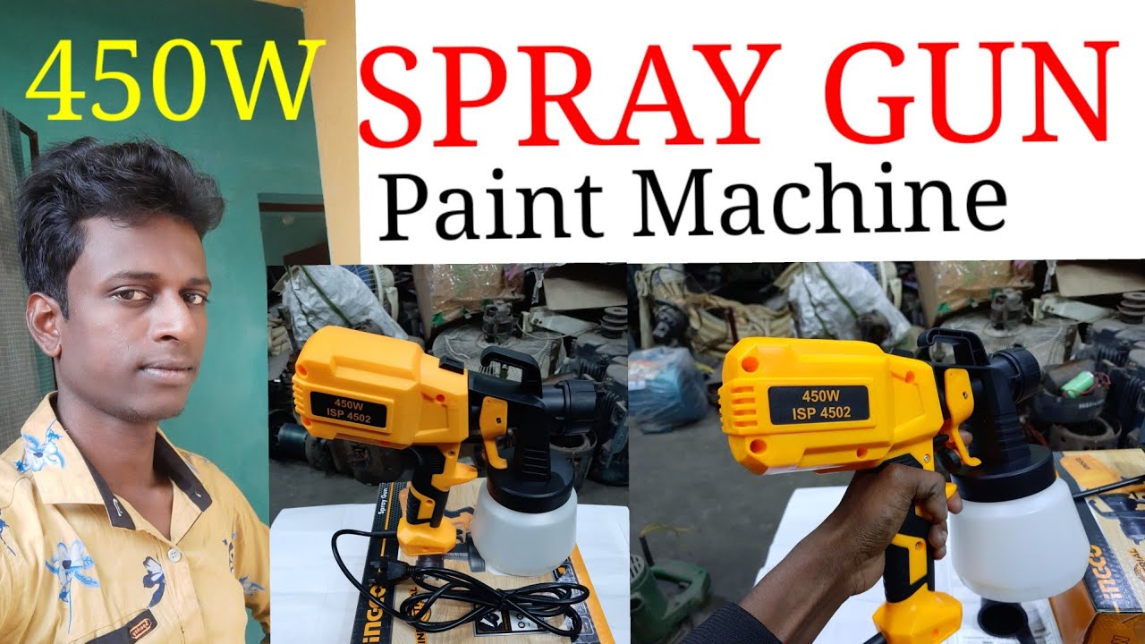 How To Spray Gun Power Tools Paint Machine Unboxing Hand Video YouTube