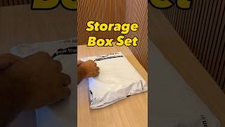 Foldable Storage Box Set of 6 Piece 🔥📦  #WardrobeOrganizer #storageboxes