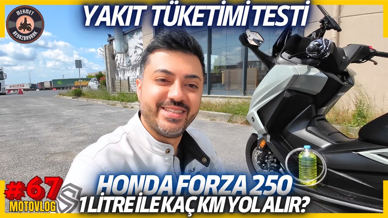 Honda Forza 250 1 Litre Benzin ile Kaç Kilometre Yol Alır? Otoyolda Gerçek Bir Deneyim!