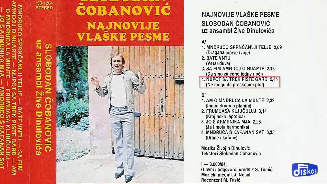 Slobodan Cobanovic - Najnovije Vlaske pesme - (Audio 1984) - CEO ALBUM