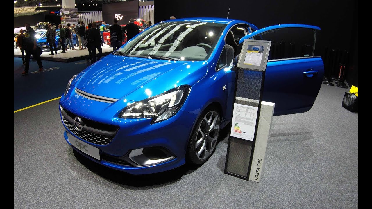 OPEL CORSA E OPC COMPILATION 2: BLUE AND WHITE WALKAROUND AND INTERIOR