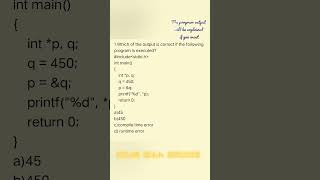 A simple c programming question#CODEWITHAMULYA