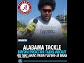 Kadyn Proctor speaks on his biggest takeaway from playing at Alabama #fyp #alabama #viral #nfl #cfb